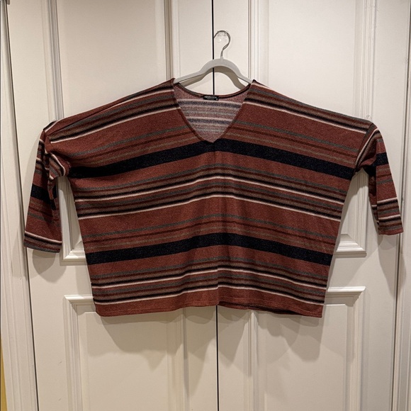 Heimish Cozy & Comfy Lightweight Multicolor V-Neck Sweater-2XL-NWOT - Picture 4 of 7